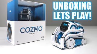 Unboxing amp Lets Play  BLUE COZMO  Limited Edition  Ankis New Cute Robot FULL REVIEW [upl. by Airdnek]