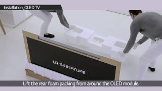 How to install LG SIGNATURE OLED TV W [upl. by Annij]