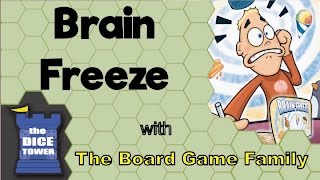 Brain Freeze Review  with The Board Game Family [upl. by Aivun556]