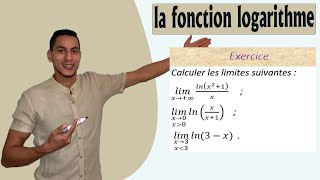 la fonction logarithme 2 bac exercices corrigés  exercice limite de fonction logarithme 2 bac [upl. by Mungam]