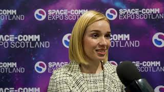 SpaceComm Expo Scotland with Daria Dasha Filichkina Chief Operations Officer AstroAgency [upl. by Lehacim]