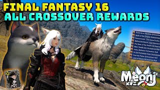 FFXIV Full Final Fantasy 16 Crossover Event Rewards  Dye Previews  Mount  Minion amp More [upl. by Inilam]