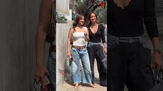 Neha Sharma amp Aisha Sharma Spotted At Bandra [upl. by Issak]