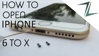 How To Open IPhone 6 Without Screwdriver [upl. by Nnaeirrac]