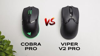 Razer Cobra Pro vs Viper V2 Pro Mouse [upl. by Eldwin]