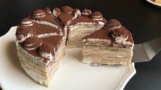 Pancake Cake Blini Recipe  How to Make Crepe Cake  Make It in 15 minutes [upl. by Gabrielle392]