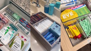 Asthetic ASMR Bathroom Restocking  tiktok compilation  Satisfying [upl. by Bindman]