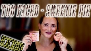 Too Faced Sweetie Pie Radiant Matte Bronzer from the Peaches amp Cream Collection Review and Swatch [upl. by Bachman]