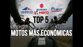 TOP 5 MOTOS MÁS ECONÓMICAS EN COLOMBIA 2020 CONSUMO REPUESTOS MOTOS BARATAS [upl. by Natika]