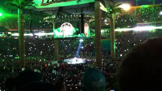 hhh vs taker wrestlemania 28 entrance [upl. by Eyks]