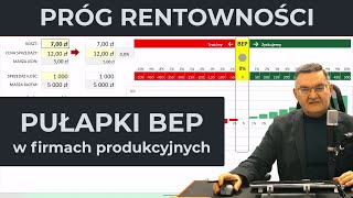 PRÓG RENTOWNOŚCI BEP a polityka cenowa [upl. by Trometer]