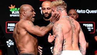 Mike Tyson Pimp Slaps Jake Paul [upl. by Ohl]