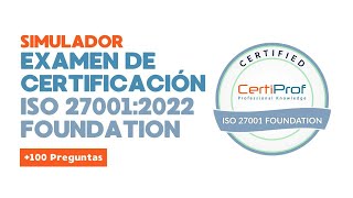 ISO 27001 Foundatiion  100 Preguntas de examen de certificación [upl. by Htebiram]