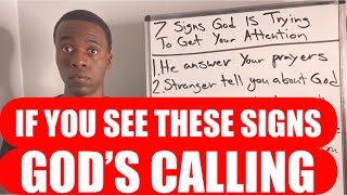 7 SIGNS GOD IS TRYING TO GET YOUR ATTENTION [upl. by Herculie]