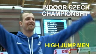 High Jump Men Indoor Czech Championship Highlights [upl. by Katharyn785]