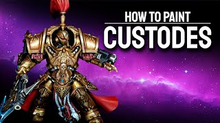 How to Paint Custodes [upl. by Kantor914]