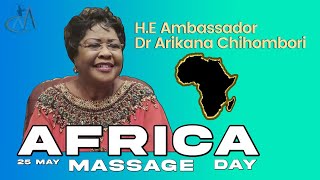 HE Ambassador Dr Arikana Chihombori Quao AFRICA DAY MESSAGE quotNo Justice no Peacequot [upl. by Akila796]