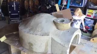 DIY OUTDOOR KITCHEN reBUILD pizza oven concrete countertop and more [upl. by Adara]