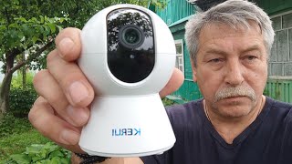 Камера видеонаблюдения с автоматическим отслеживанием KERUI Smart CCTV camera [upl. by Dijam519]