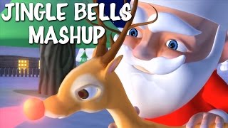 Jingle Bells And More Christmas Carols With Lyrics  NonStop Christmas Songs For Kids [upl. by Arreik]