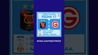 Anuncio partido FBC Melgar vs Deportivo Garcilaso [upl. by Rehposirhc]