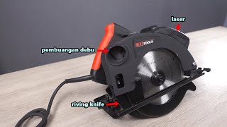 nah ini dia circular saw 500ribuan yg fiturnya paling lengkap  Besttools BST6300ID [upl. by Aihgn]