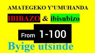 IBIBAZO NIBISUBIZO 400 AMATEGEKO YUMUHANDA  tsindira provisoire byoroshye [upl. by Taite490]