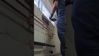 Commercial Kitchen Sink bluecollar plumber plumbing work sink kitchen commercialkitchen job [upl. by Jeraldine]