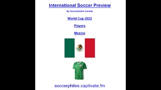 World Cup 2022 – Mexico Players Preview – Group C [upl. by Suoivatra719]