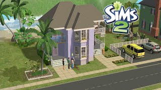 THE SIMS 2  Republica Universitária em Lote de Praia DOWNLOAD 📥 💚💙 [upl. by Salahi752]