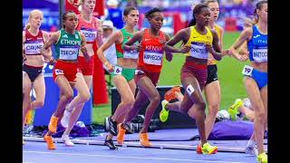 FAITH KIPYEGON SECURES POSITION TWO 2 IN THE 1500 M OLYMPICS HEATS [upl. by Peterec]