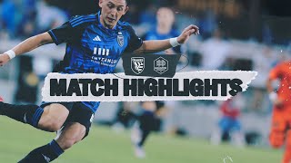 HIGHLIGHTS San Jose Earthquakes vs Houston Dynamo  July 17 2024 [upl. by Ocsinarf202]