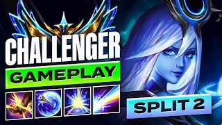 S14 Challenger Lux Gameplay 4  Season 14 Split 2 SoloQue  Lux Builds amp Runes [upl. by Noslrac]