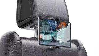 Baseus Car Back Seat Headrest Mount Holder For Tablet [upl. by Enyaz]