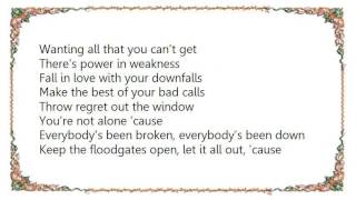 Colbie Caillat  Floodgates Lyrics [upl. by Ahsimrac]