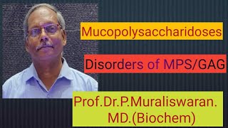 Mucopolysaccharidoses Muralis Simplified Biochemistry [upl. by Ahsiena804]