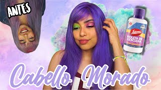 Pinté mi CABELLO con VIOLETA DE GENCIANA 💜  Ya ARREGLÉ el DESASTRE del VIDEO PASADO 😅 [upl. by Rhianon]