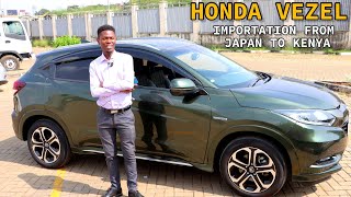 Honda Vezel for Sale in Kenya Car importation from Japan to Kenya [upl. by Ailak]