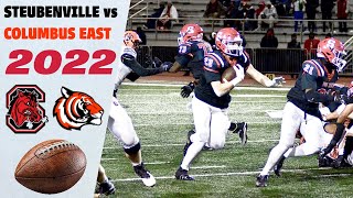 2022 🏈 Steubenville Big Red 🆚 Columbus East  Round 3 [upl. by Jenne865]