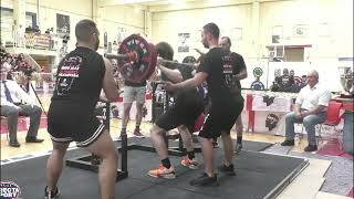 Felix Strong  180 kg squat at age 17 in World Single Lift Championship WDFPF [upl. by Nylehtak681]