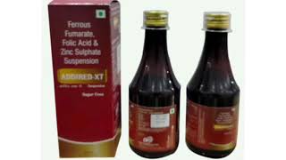 ADDIRED XT Syrup Ferrous Fumarate Folic Acid amp Zinc Sulphate Suspension Syrup [upl. by Gran942]