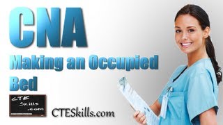 CNA Skill 13 Making an Occupied Bed [upl. by Jempty]