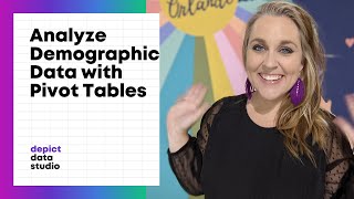 How to Analyze Demographic Data with Pivot Tables [upl. by Tiedeman359]