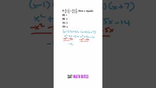 Solving an Equation by Cross Multiplication  SAT Math Practice sat math satexam satmath [upl. by Haceber]