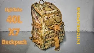 Military 40L Tactical Camo Backpack Review [upl. by Calendre]