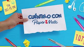 Toma tu Kilometrico y Cuéntalo con Paper Mate [upl. by Ahsikahs]