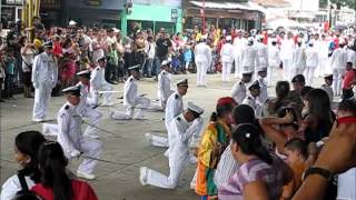 COSTA RICA Y PANAMA DESFILE PATRIOTICO EN FRONTERA PASO CANOAS [upl. by Akkin383]