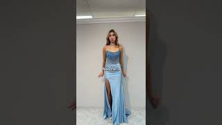 This blue corset prom dress is stunning and perfect💓😍 [upl. by Mary]