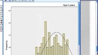 Histogram and Frequency Table  SPSS part 2 [upl. by Gentilis970]