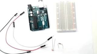 Arduino  Inkoppling fotoresistor ljussensor [upl. by Hsirahc]